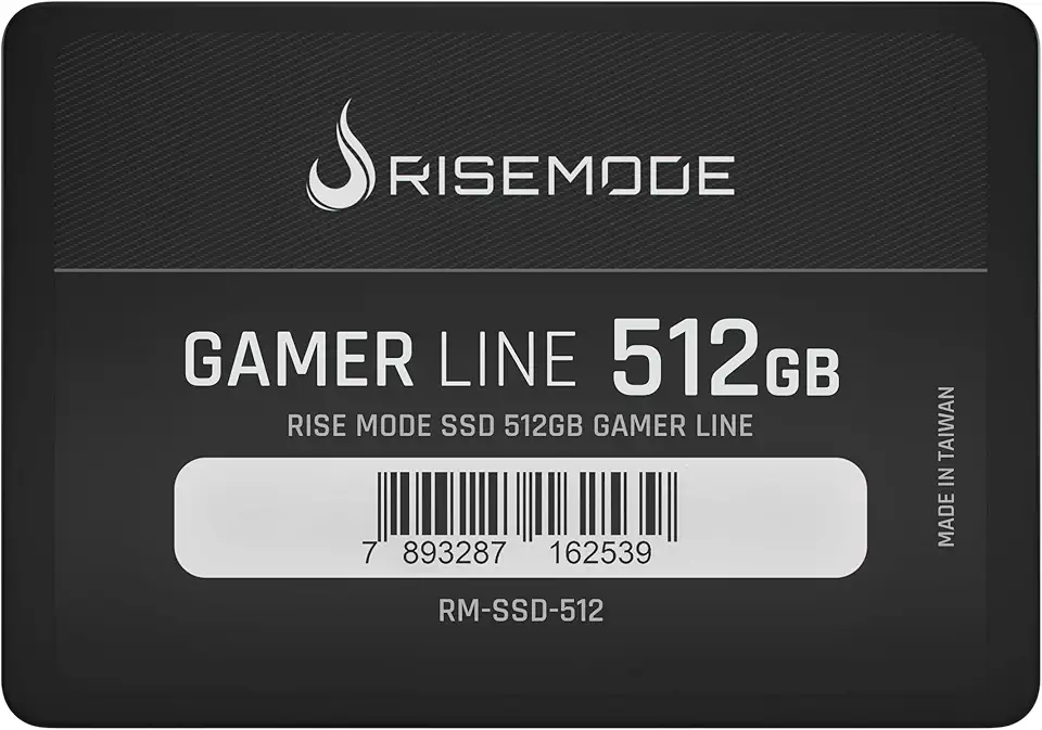 Rise Mode SSD Sata III 512 GB Unidade de estado sólido interna Gamer Line Desktop PC ou Laptop 2.5