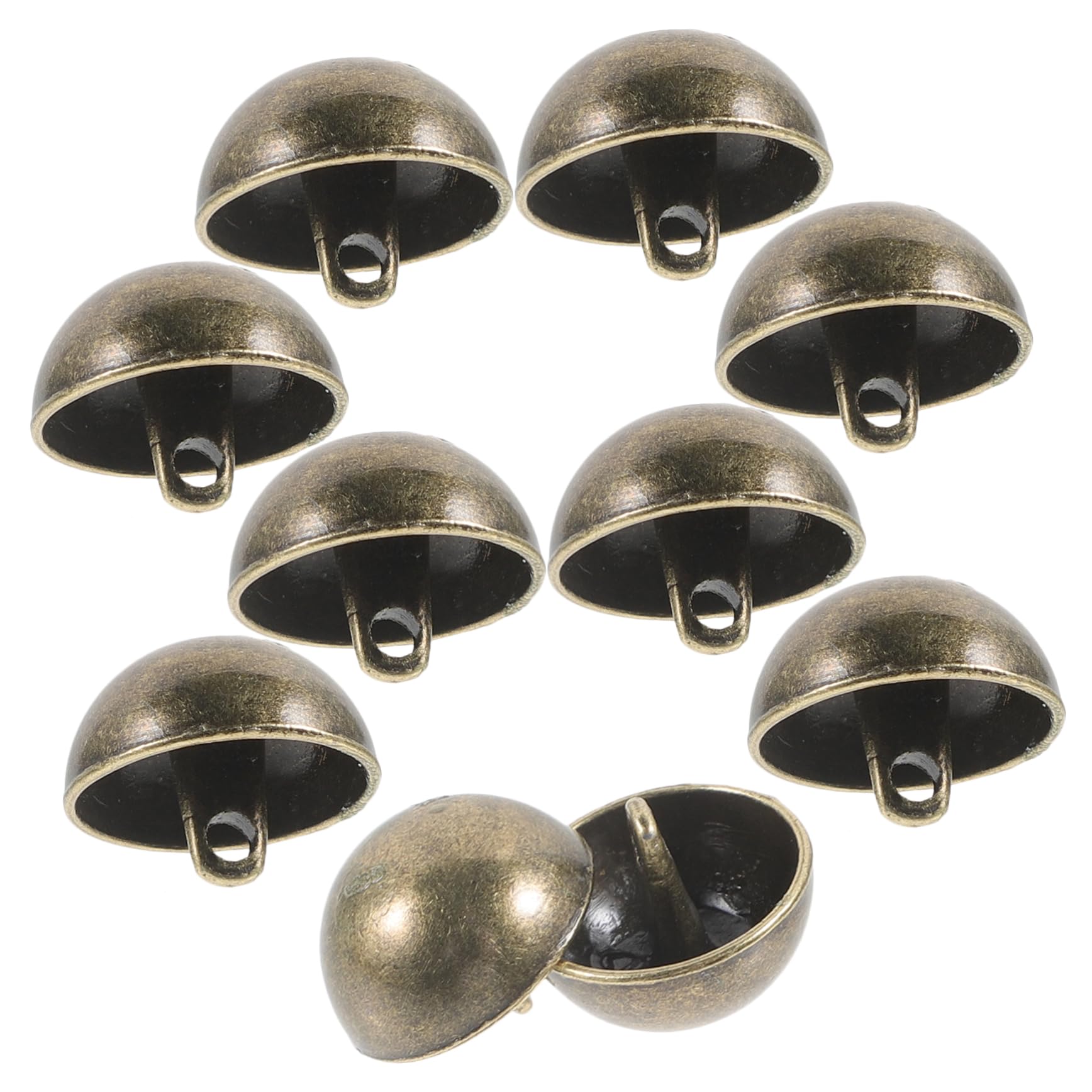 SHINEOFI 5 Set Bottoni in Metallo Bottoni Da Cucire Bottone Dei Jeans Bottone Per Jeans Per Pantaloni Rotondi Da Cucire Sostituzione Per I Pulsanti Lega 50 Pezzi*5