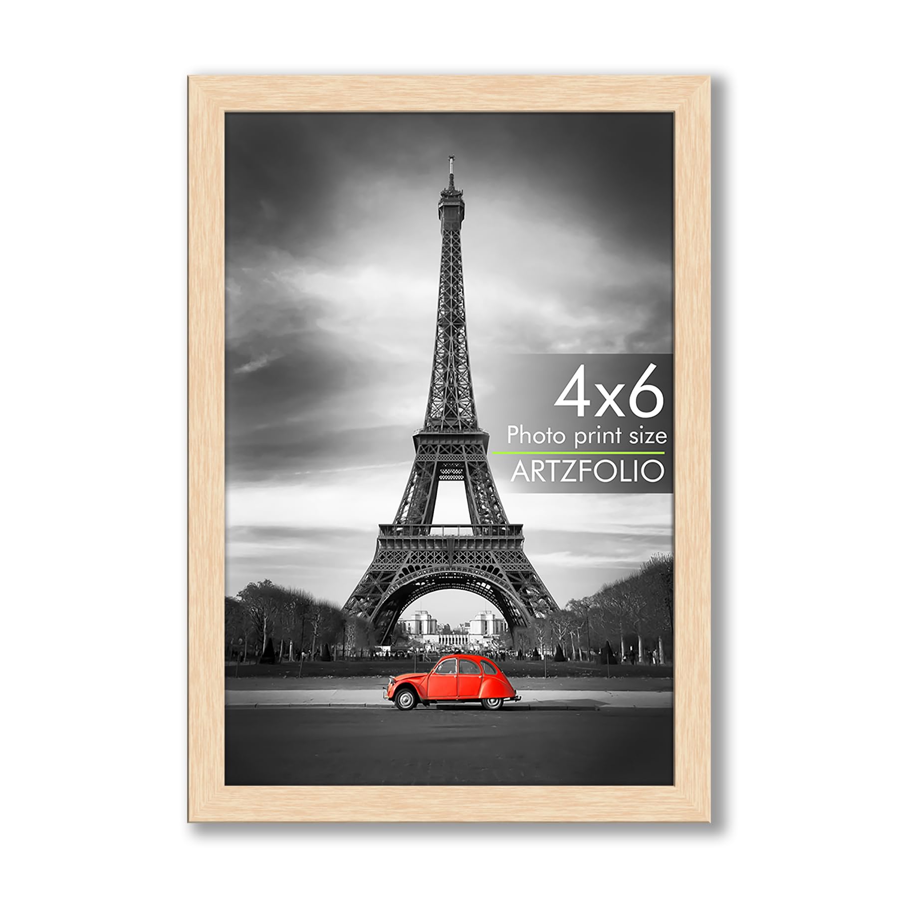 ArtzFolio Wall & Table Photo Frame D552 | Wall Photo Frame Collage for Living Room | Picture Frames Bedroom, Home & Office Decoration | Natural Brown | 4x6 inch (10x15 cms)