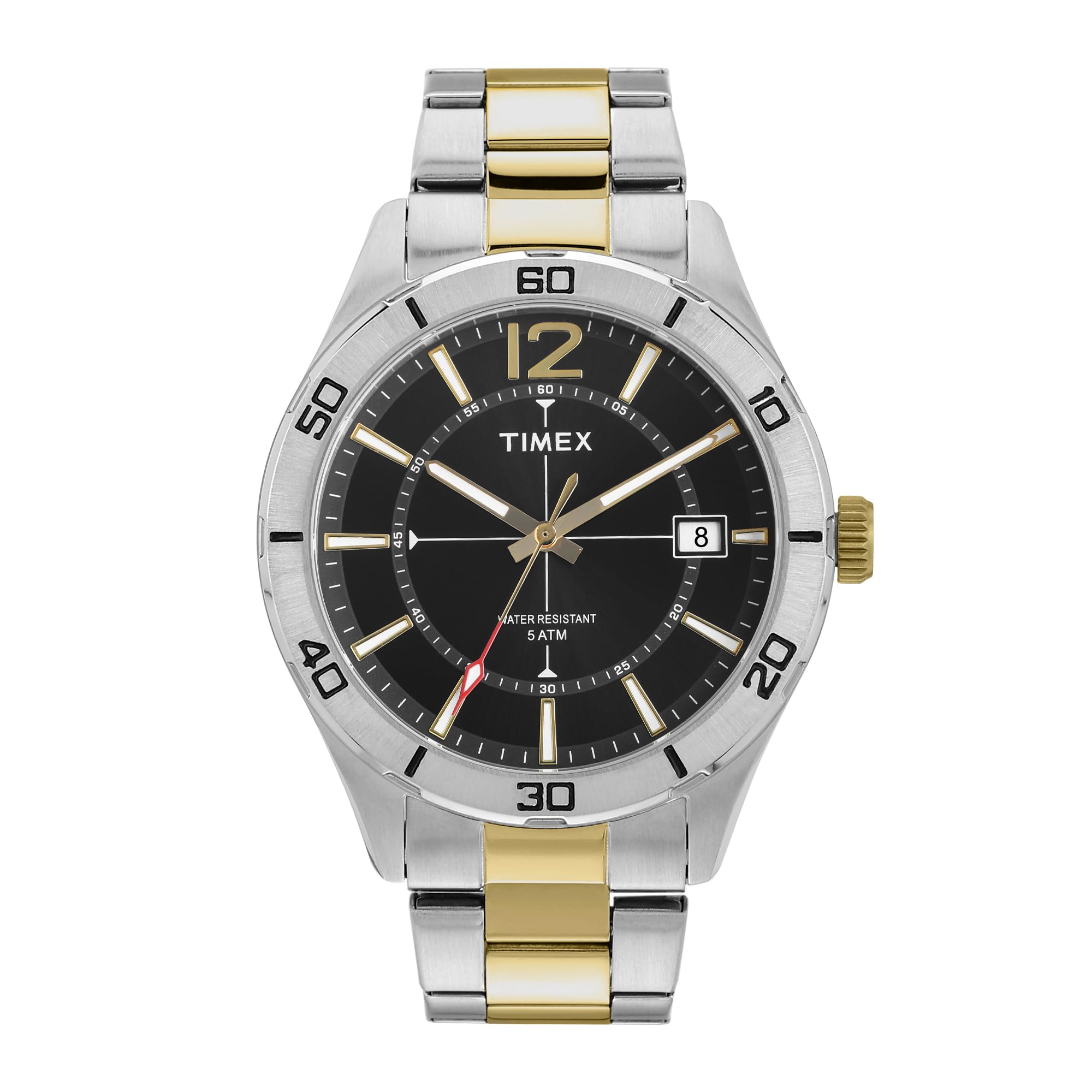 Analog Watch for Men Available in Black, Champagne Dial & Multicolor Stainless Steel Bracelet Band - Water Resistant Wrist Watches-image-44