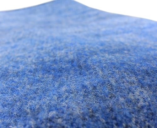 Miniatura 17 de Cobija de lana irlandesa de varios colores, 90 x 108 pulgadas, hecha en Irlanda, 100% lana, Blackberry, King Blackberry,Azul,Pizarra