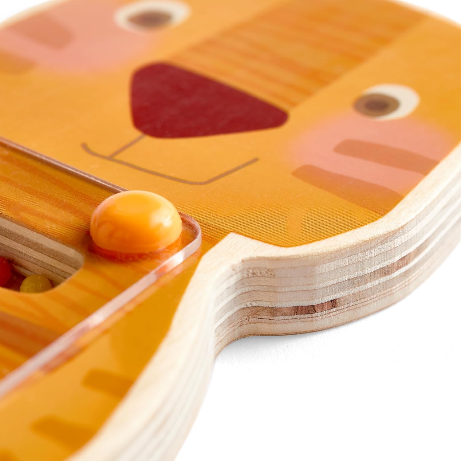 HABA Tiger Maracas – First Musical Toy for Children – Mimics the Noises of Rain – for Little Musicians from 2 Years – Made of High Quality Wood – 2010968001