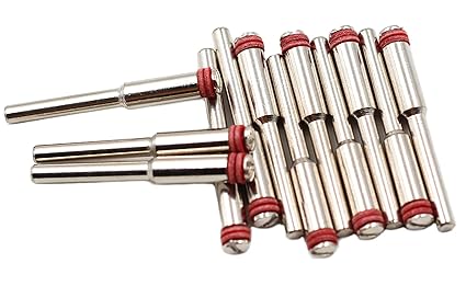 Preamer 12 Pcs 1/8 Shank Cut-Off Wheel Holder Screw Mandrel Compatible with Most Rotary Tool Bit Accessories