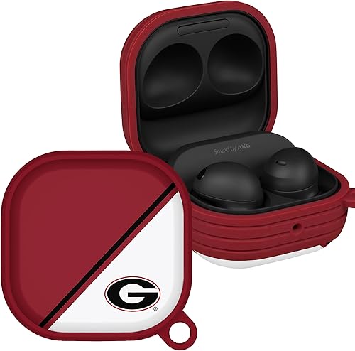 Affinity Bands Georgia Bulldogs Champion Series HDX - Funda compatible con Samsung Galaxy Buds Pro