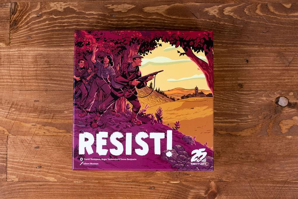 25th Century Games Resist Ages 10+ | Solitaire Strategy Card Game | Spanish Maquis Resistance Game with Tactical Deck Management, Mission-Based Gameplay, and Historical Theme for Solo Players