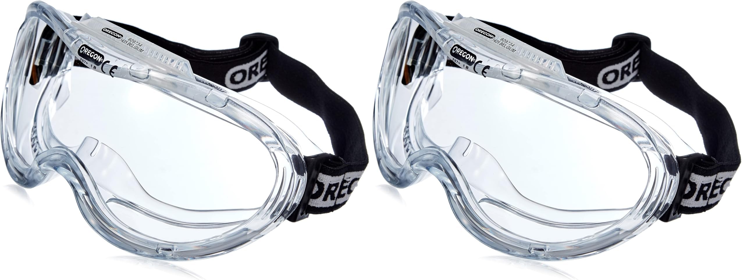 Oregon Eye Protection Safety Goggles, Professional PPE Goggles Can Be Worn Over Glasses, Scratch Resistance, Non-Misting, Ventilated & UV Protection, For Forestry, Gardening, Woodwork, DIY, One Size