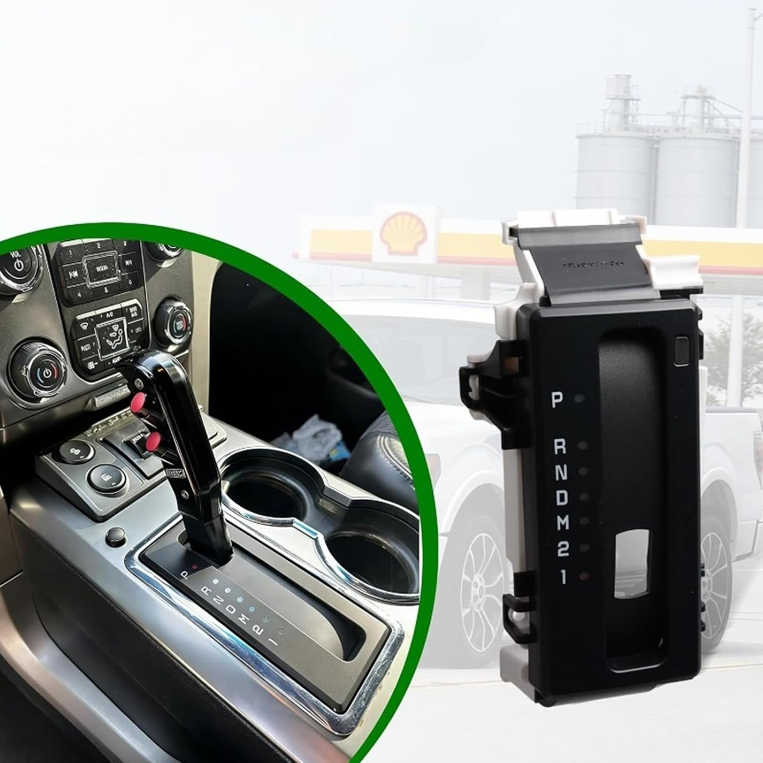 Console Gear Selector Cover for 2011-2014 BL3Z7210CA Replacement Gear Shifter Panel Auto Accessory Console Selector Cover