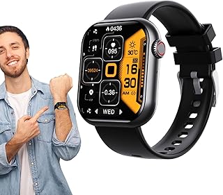 Ohicki Glucose Monitoring Watch | Glucose Monitor Wearable Non-Invasive Blood Glucose Test - Fitness Trackers, Muti Sports Modes, Blood Pressure Watch, Smart Watch to Monitor Blood Sugar