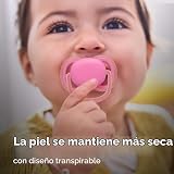 Philips AVENT Ultra Air SCF085/07 - Chupete de 0 a 6 meses, elefante, león, paquete de 4 unidades