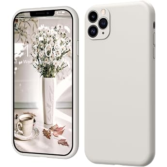 iPhone 11 Pro Max Silicone Case Ultra Thin Slim with Microfiber Scratch-Resistant All-Round Protection Case Protective Case for iPhone 11 Pro Max 6.7 Inch Slate Gray