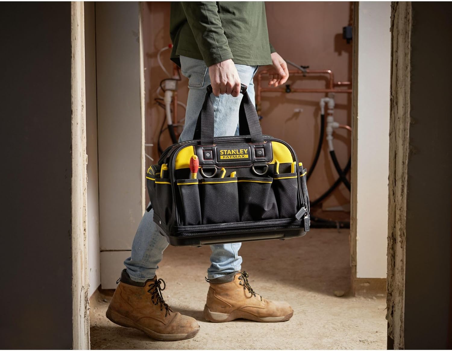 Stanley Tools FatMax Multi Access Duel Sided Shoulder strapped Bag