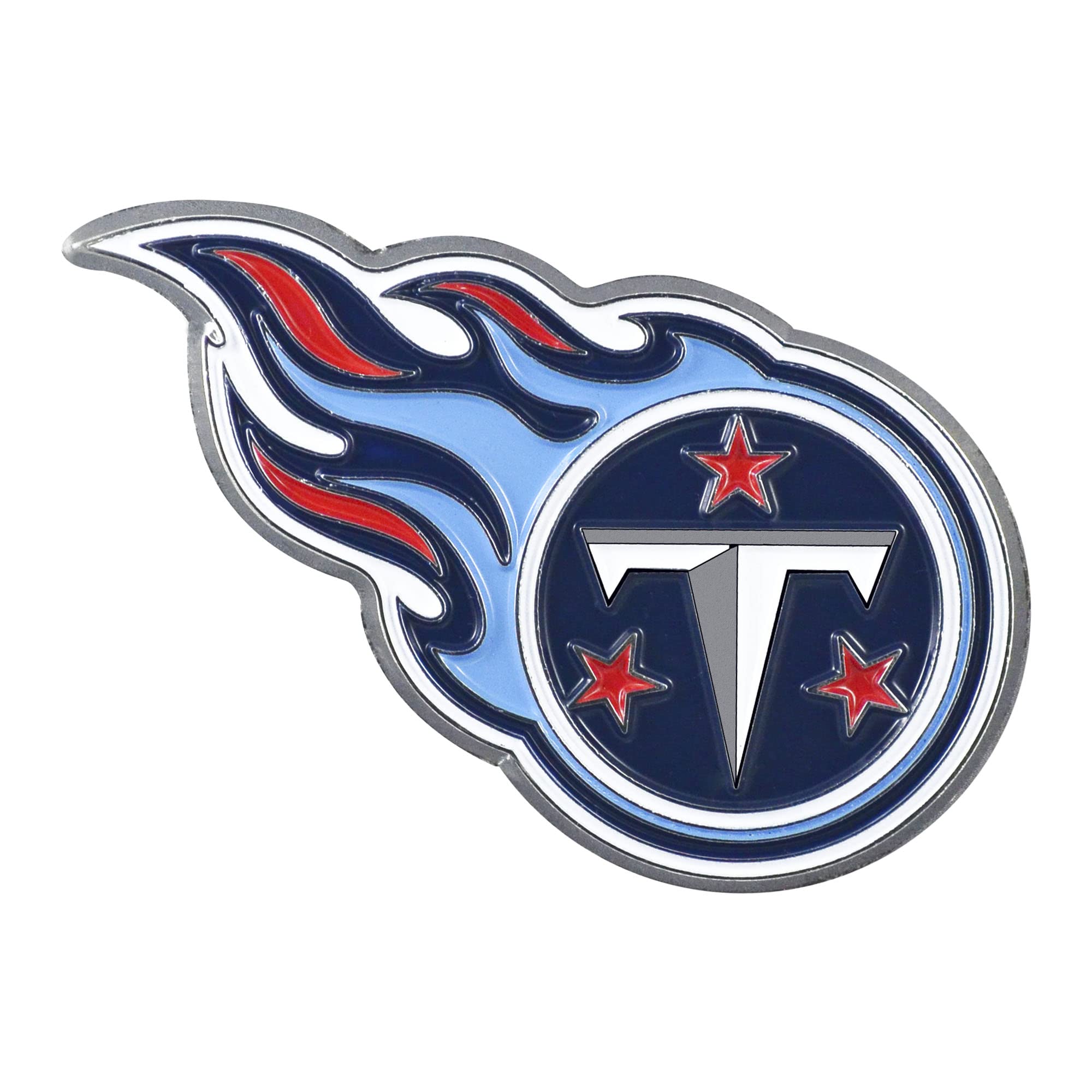 FANMATS NFL 3D Color Metal Emblem, Diecut Team Logo Auto Emblem