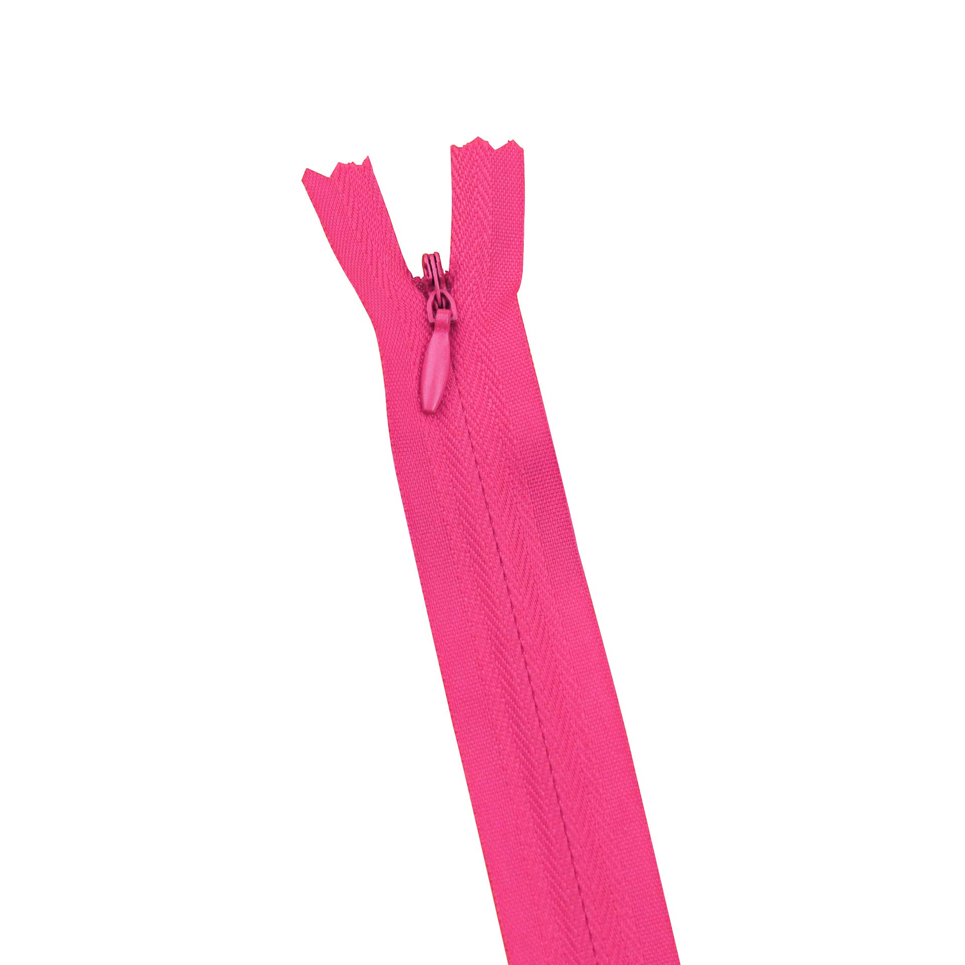 Zippers Sewing, Invisible Zipper Nylon 60cm Multicolor Pack of 20 for DIY Sewing(Rose)