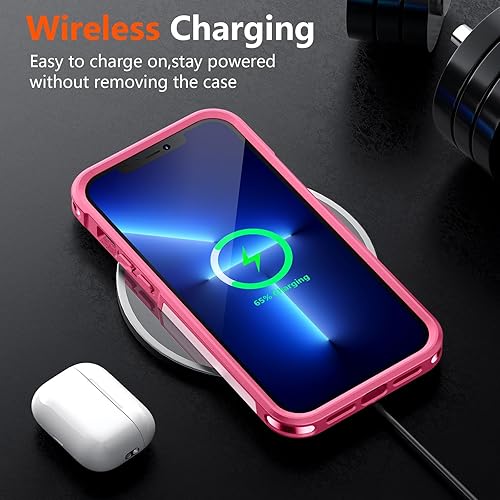 Miniatura 6 de SUPFINE Funda magnética para iPhone 13 Pro (compatible con MagSafe) (protección contra caídas de grado militar de 10 pies), 2X (protector de