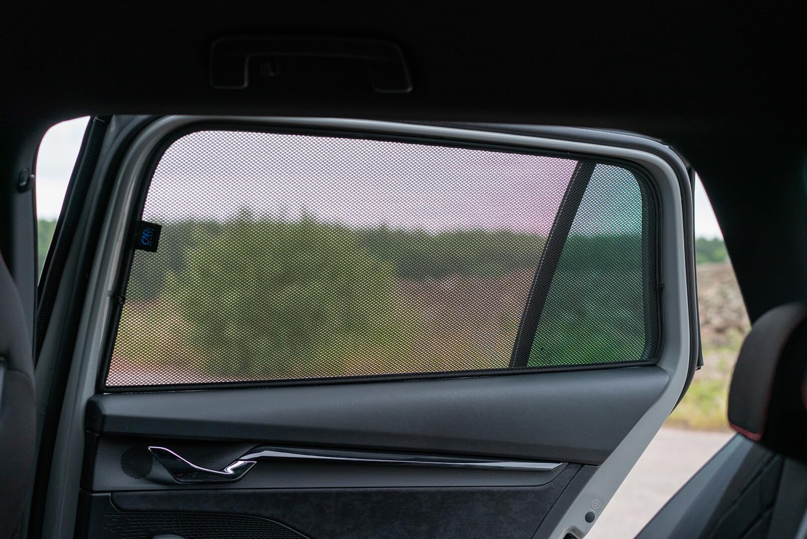 CAR SHADES zestaw (tylne drzwi boczne) kompatybilny z Skoda Octavia IV (NX5) Kombi 2020- (2-częściowy) - Dopasowane osłony przeciwsłoneczne do samochodów