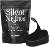 Mouth Tape Hypoallergenic Breathable Sleep Tape for Men & Women Anti-Snoring, Pain-Free Removal Tape, Soft Grade Fabric & Latex Free(30 Strips Black)