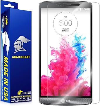 ArmorSuit MilitaryShield Screen Protector for LG G3 - [Max Coverage] Anti-Bubble HD Clear Film