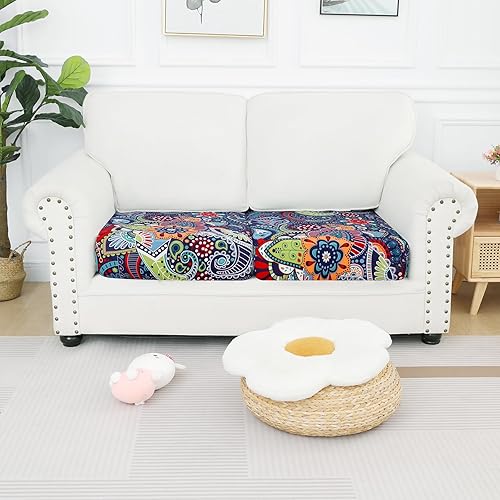 Miniatura 426 de Smiry Fundas de cojín de sofá con estampado, fundas de sofá elásticas y suaves para sofá, funda de sofá antideslizante lavable protector de muebles