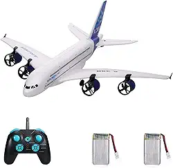 Galori Aeronave voadora A380 2.4G RC Airplane Flying Aircraft Glider com LED holofote 3CH para iniciantes EPP Foam Asa Fixa Avião Espuma Avião Controle Remoto Aeromodelismo Brinquedos Crianças Present