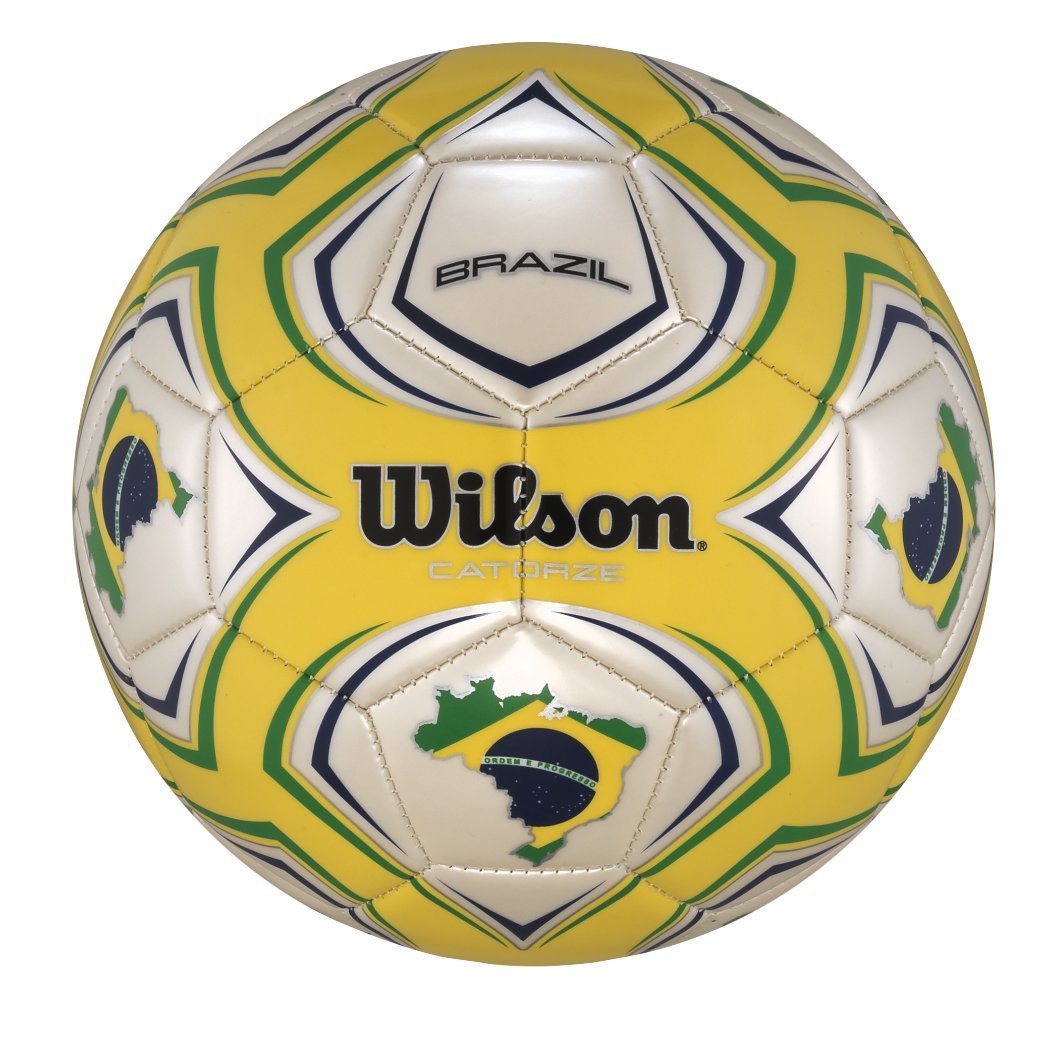Wilson Catorze World Cup 2014 Pearlized Cover Country Soccer Ball