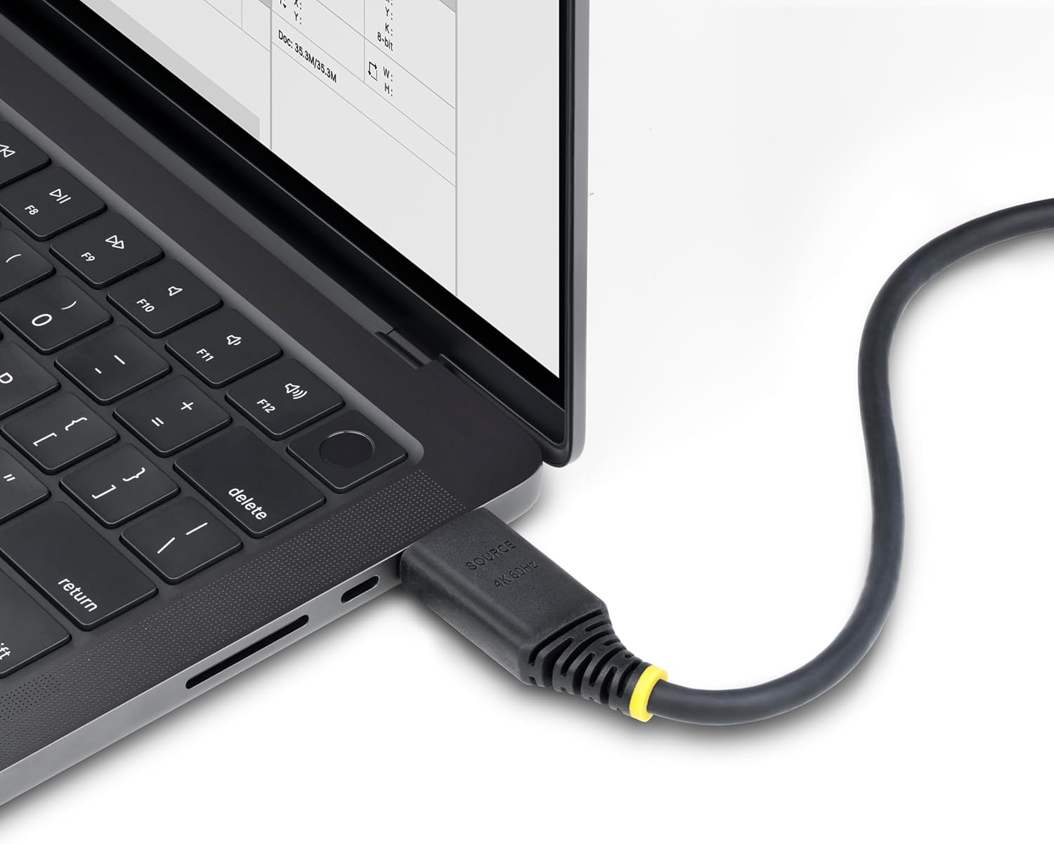 StarTech.com 35ft (10.6m) Active High Speed HDMI Cable with Gripping Connectors, 4K 60Hz/1440p 144Hz, 18Gbps, UHD HDMI 2.0 Cord, TPE Jacket