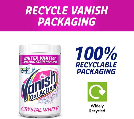 Vanish Oxi Action Powder White 1kg (Pack of 2)