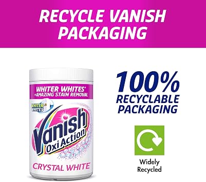 Vanish Oxi Action Powder White 1kg (Pack of 2)