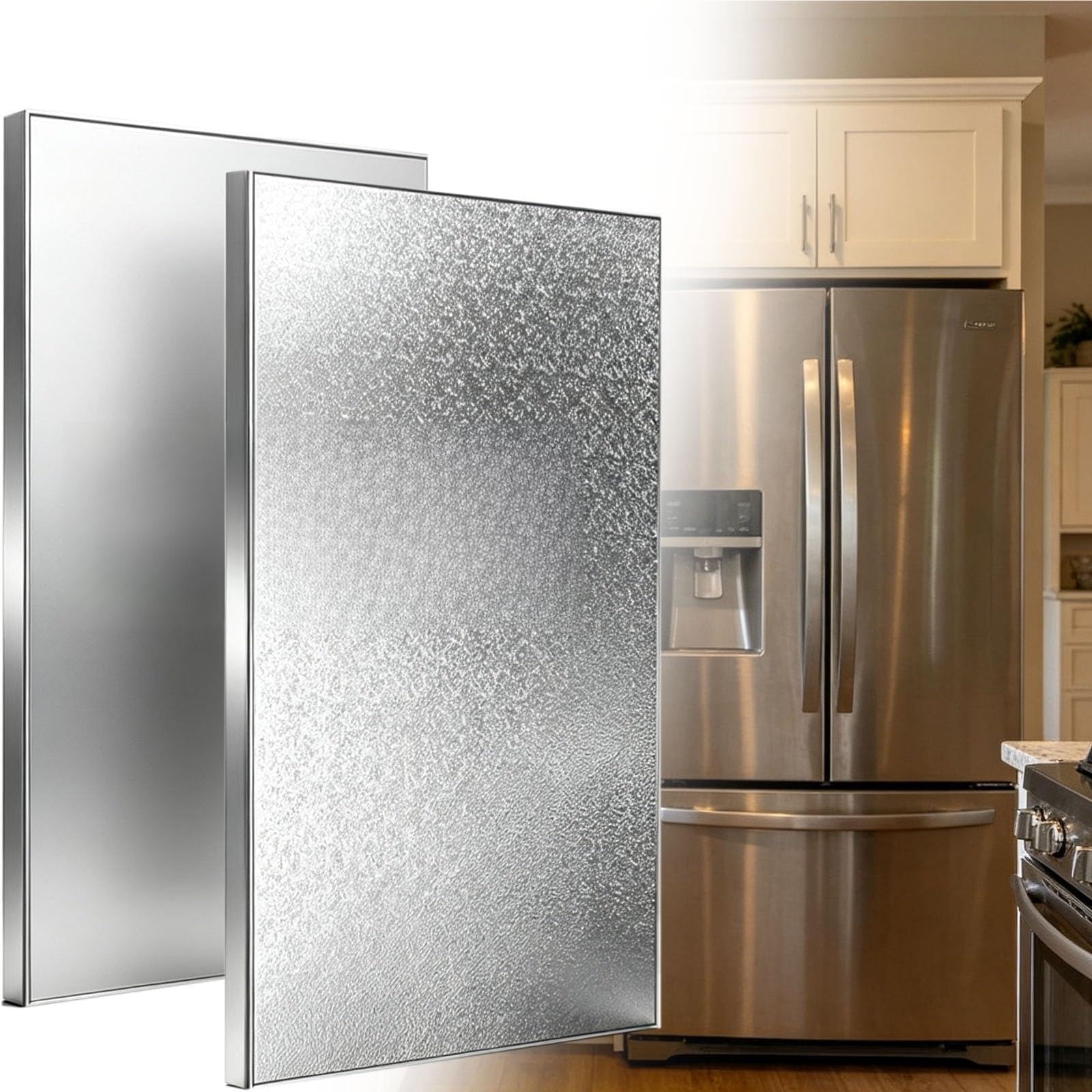 Lsmdpt One Color Customizable Fridge Heat Shield Board, Waterproof Heat Shield Board For Grill/Stove/Oven/Microwave/Oven Cabinet, Hot Plank For Side Of Fridge