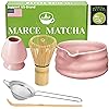 Matcha Whisk Set with Bowl and Spout (Pink)