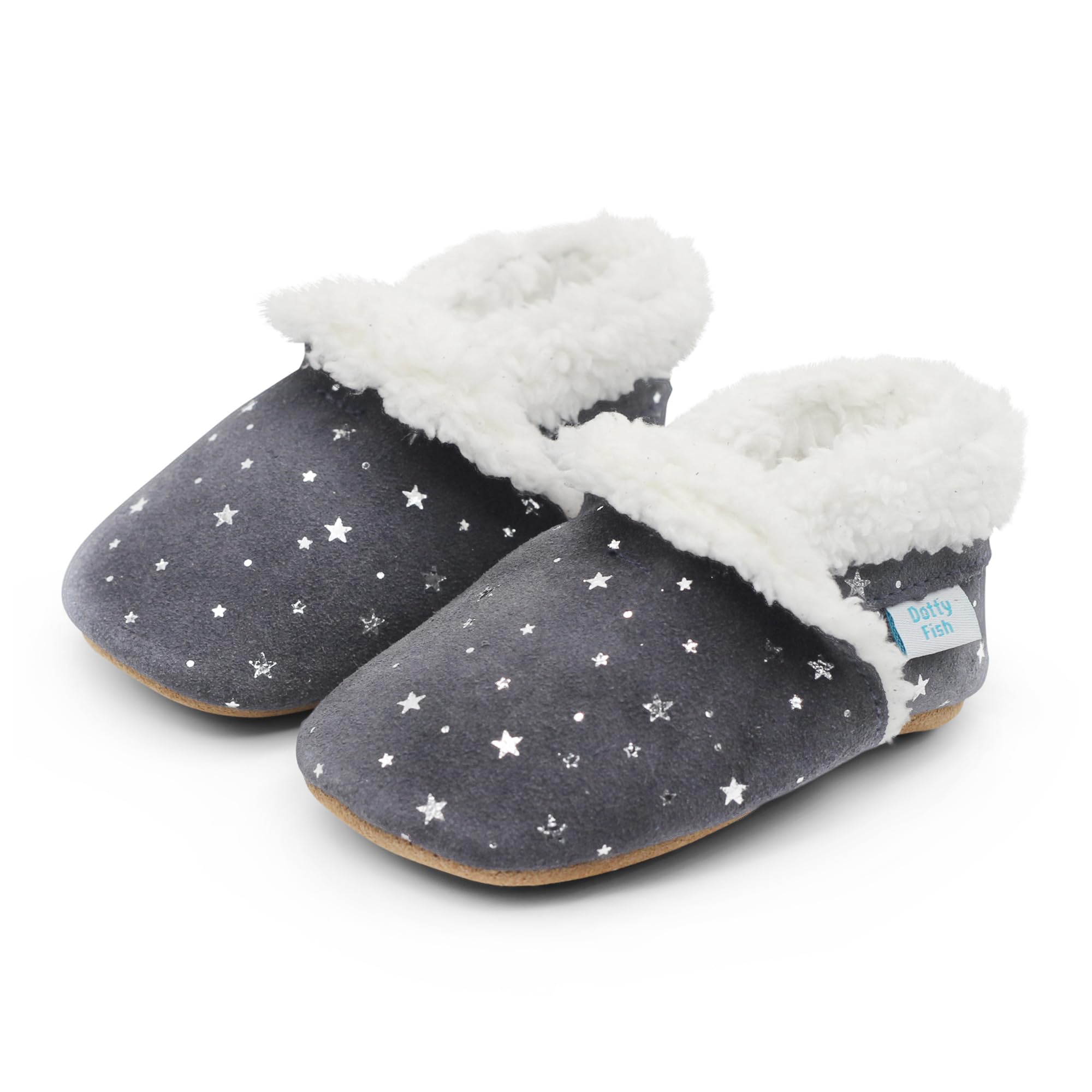 Dotty Fish Calzado Minimalista para bebés y niños. Zapatos Unisex de Piel Suave con Suela Antideslizante. Ligeros, Flexibles, Respirable y aprobados por podólogos. Tobillo elástico. De 0 a 4 años — view 26