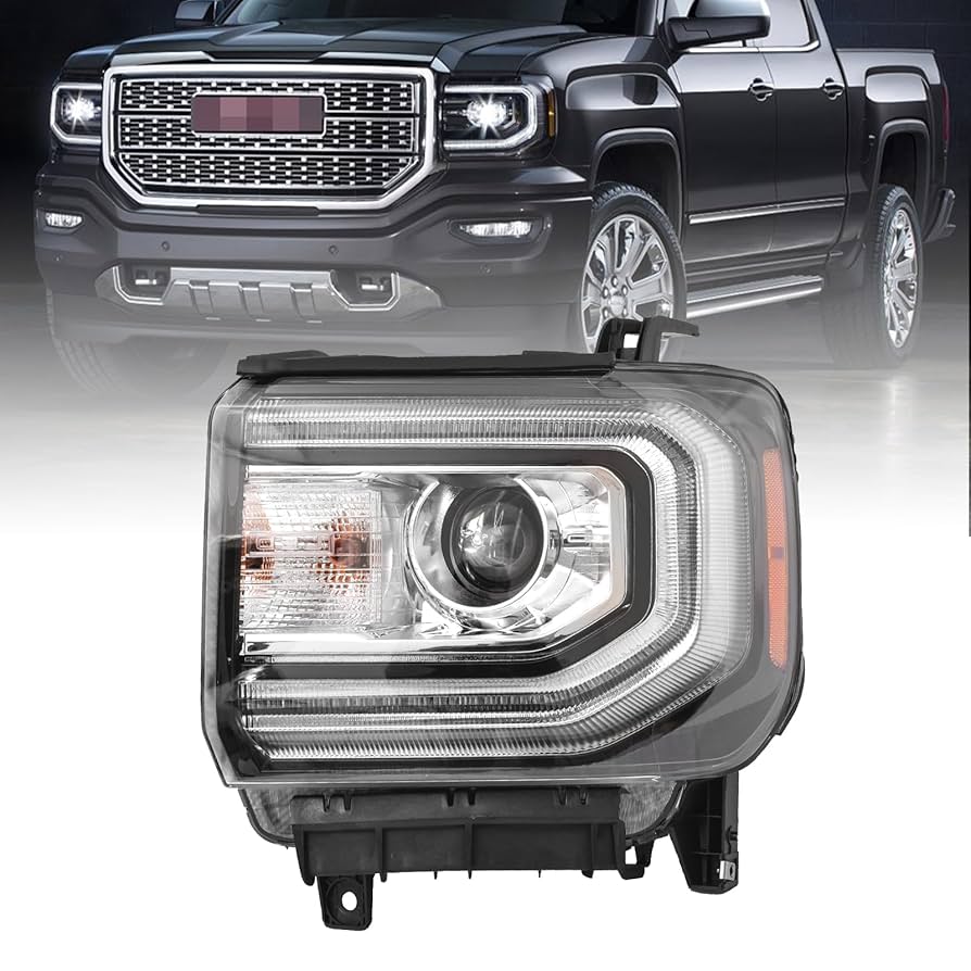 GMC - しまページ Amazon.com: CATYPATT GMC Sierra 1500 Headlight Assembly 2016