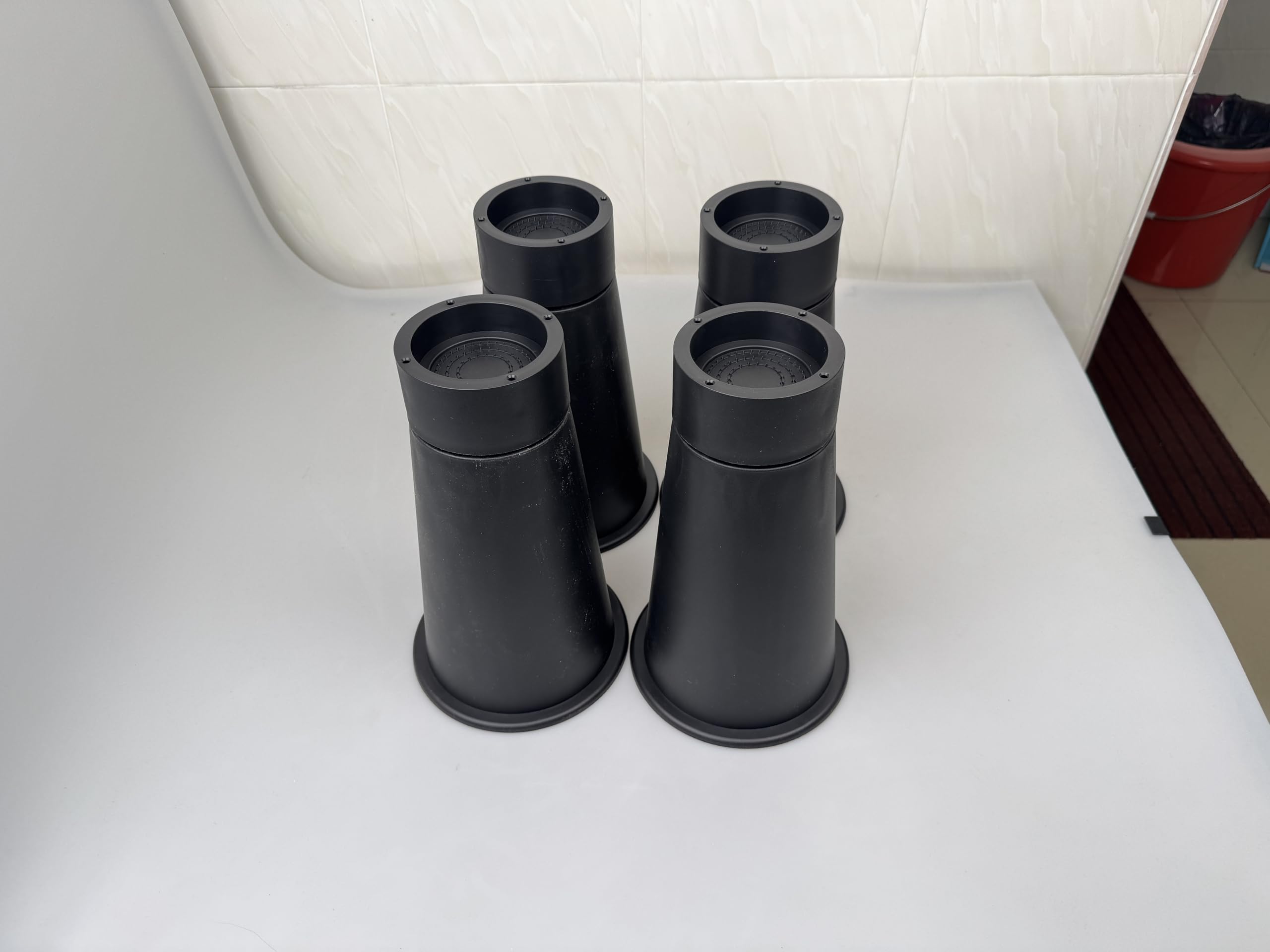 10 Inch Riser Cap Snapklik.com : ANNKUT Bed Risers 10 Inch Heavy Duty, Elevation In ...