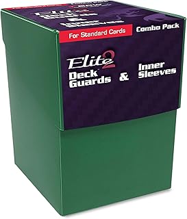 BCW Combo Pack - Inner Sleeves and Elite2 Deck Guards - Green