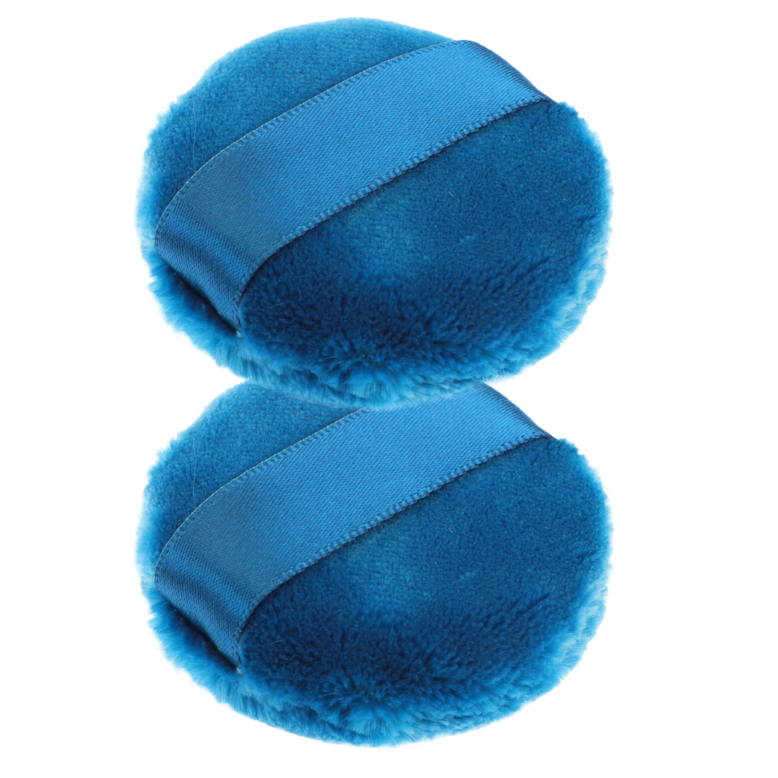 PACKOVE 2Pcs Fluffy Loose Powder for Makeup Application Soft Skin Friendly Beauty Tools for Daily Use and Gifting Special Occasions Peacock