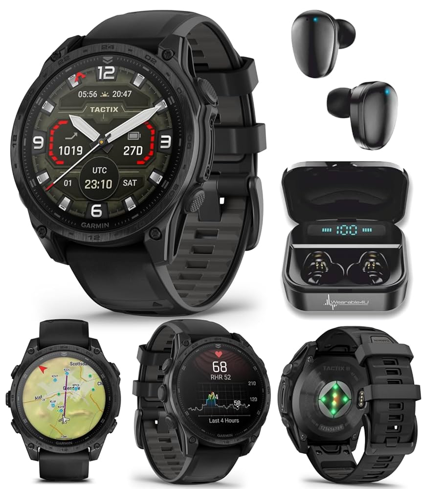 GARMIN GPSナビウオッチ ブラック GARMIN 距離計 ガーミン fenix 8 Sapphire AMOLED 47mm