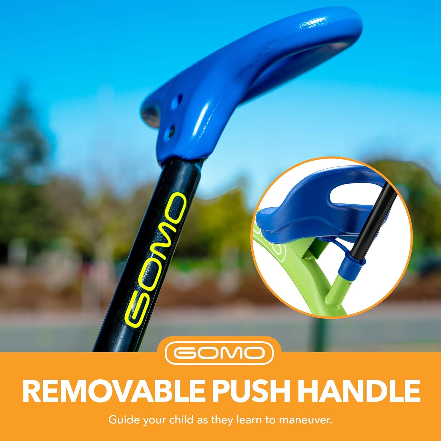 GOMO Kids Tricycles for 2 Year Olds, 3 Year Olds & Kids 1-6, Big Wheels Baby Bike Toddler Bikes - Trikes for Toddlers with Push Handle (Pink/Teal): Toys & Games