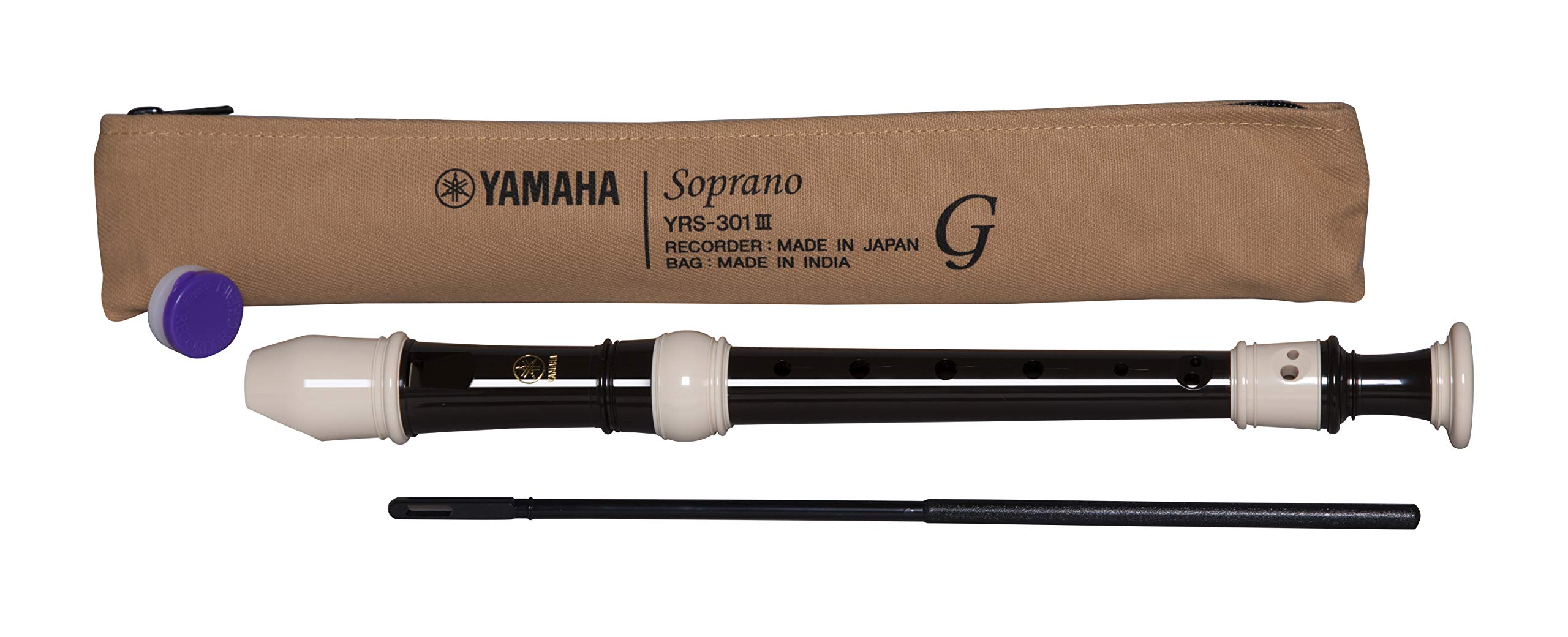 Yamaha YRS-301 Flûte à bec soprano Doigté allemand Clé de Do