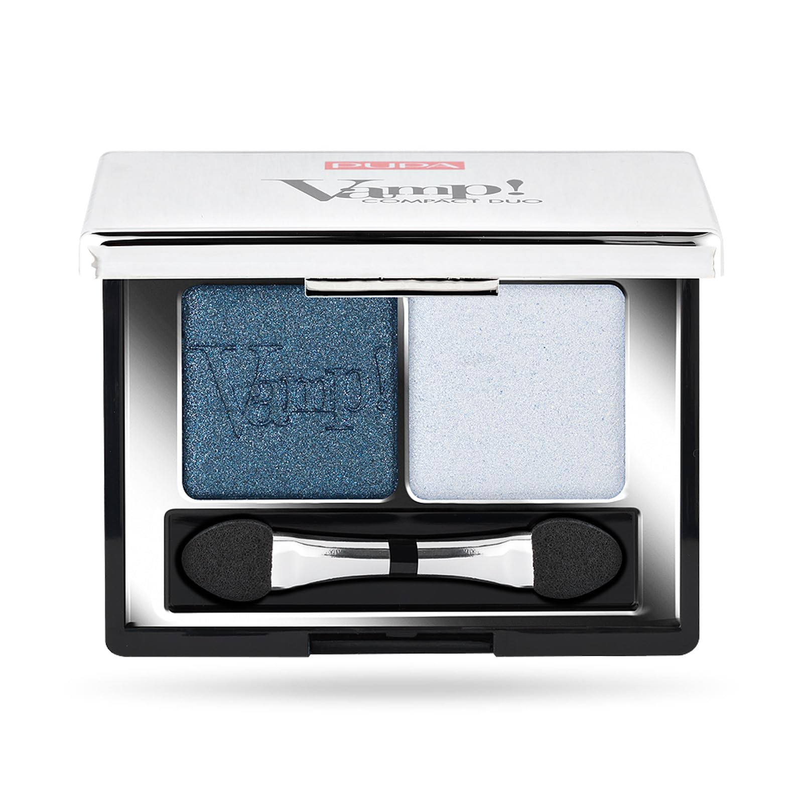 Pupa Milano - Vamp Compact Duo - Glitter and Matte Eyeshadow Palette - 12 - Magnetic Blue