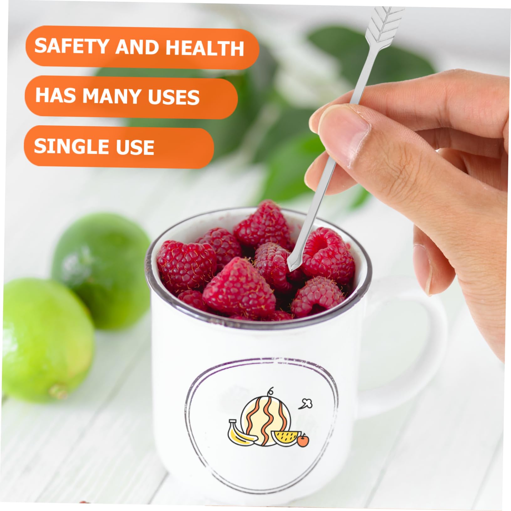 Alipis 15pièces Fourchettes Acier Avec Pour Fruits Et Desserts Ustensiles Pâtisserie Pratique Et Élégant