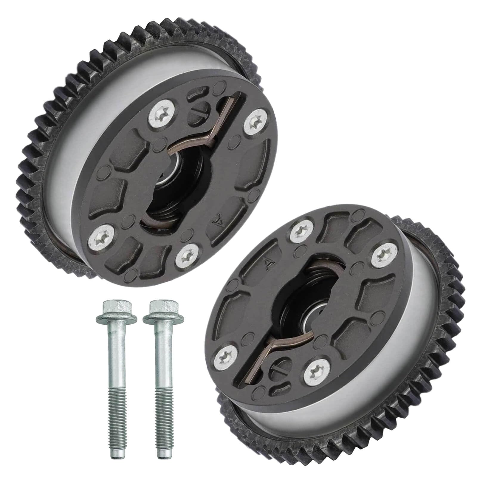 Photo 1 of 2PCS Variable Valve Timing Sprocket Gear Fit for 2016-2021 Chevy Malibu Cruze Equinox GMC Terrain Encore 1.4L 1.5L L4,Intake & Exhaust VVT Camshaft Phaser Sprocket Replace 916638 12643698 12655753