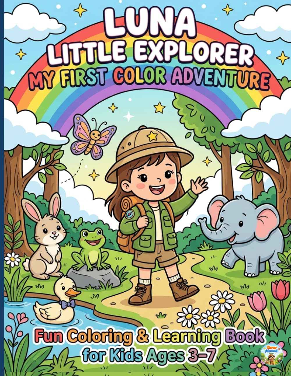 Explore with Luna: Fun Coloring Book: Luna's Big Adventure: 100+ Fun Coloring and Activities Pages for Kids (Zariya the Explorer Series)