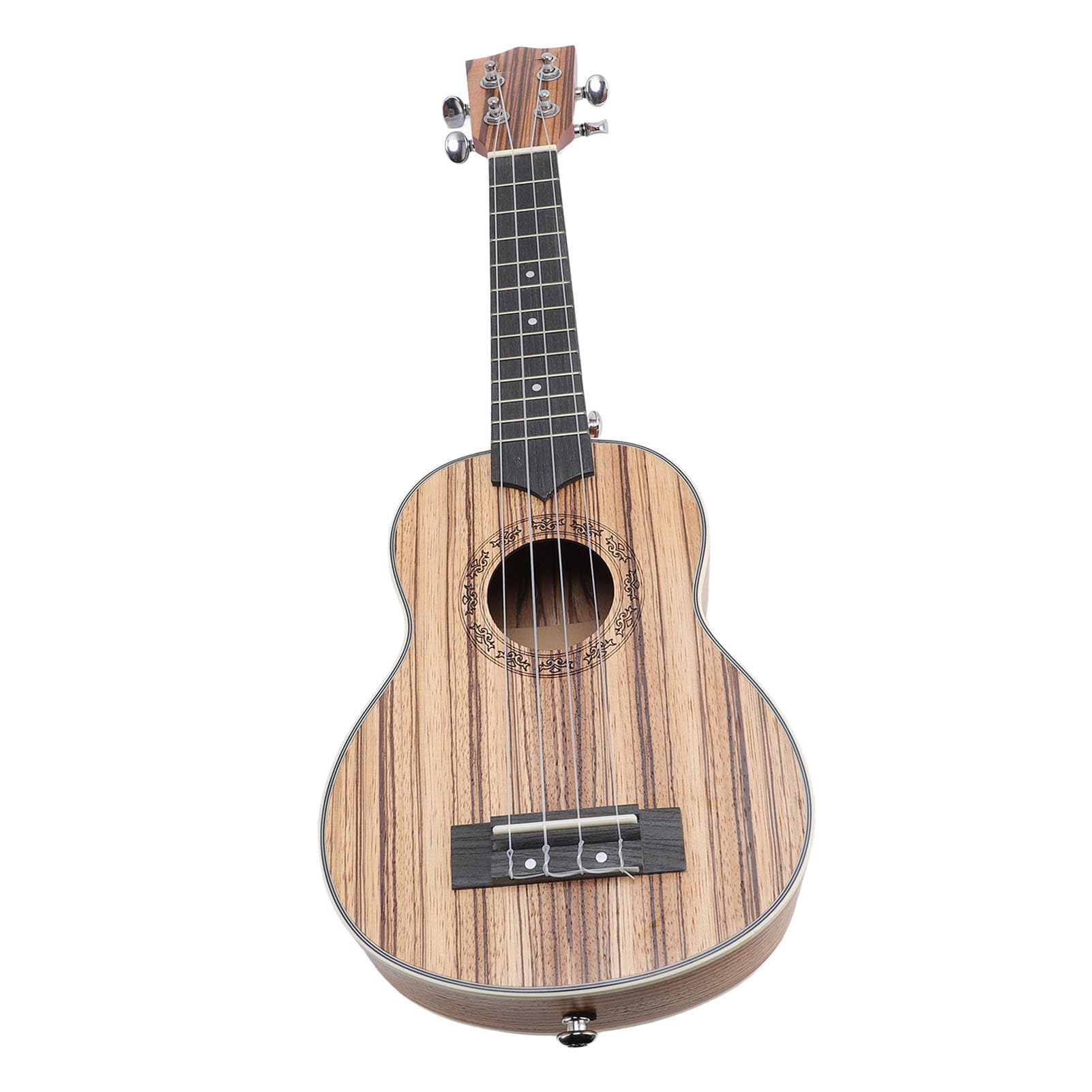 21 w Soprano Ukulele Zestaw Zebra Wood z koncertami Tuning Tuning Pasp Nylon Strings Instrukcja obsługi dla początkujących i dorosłych