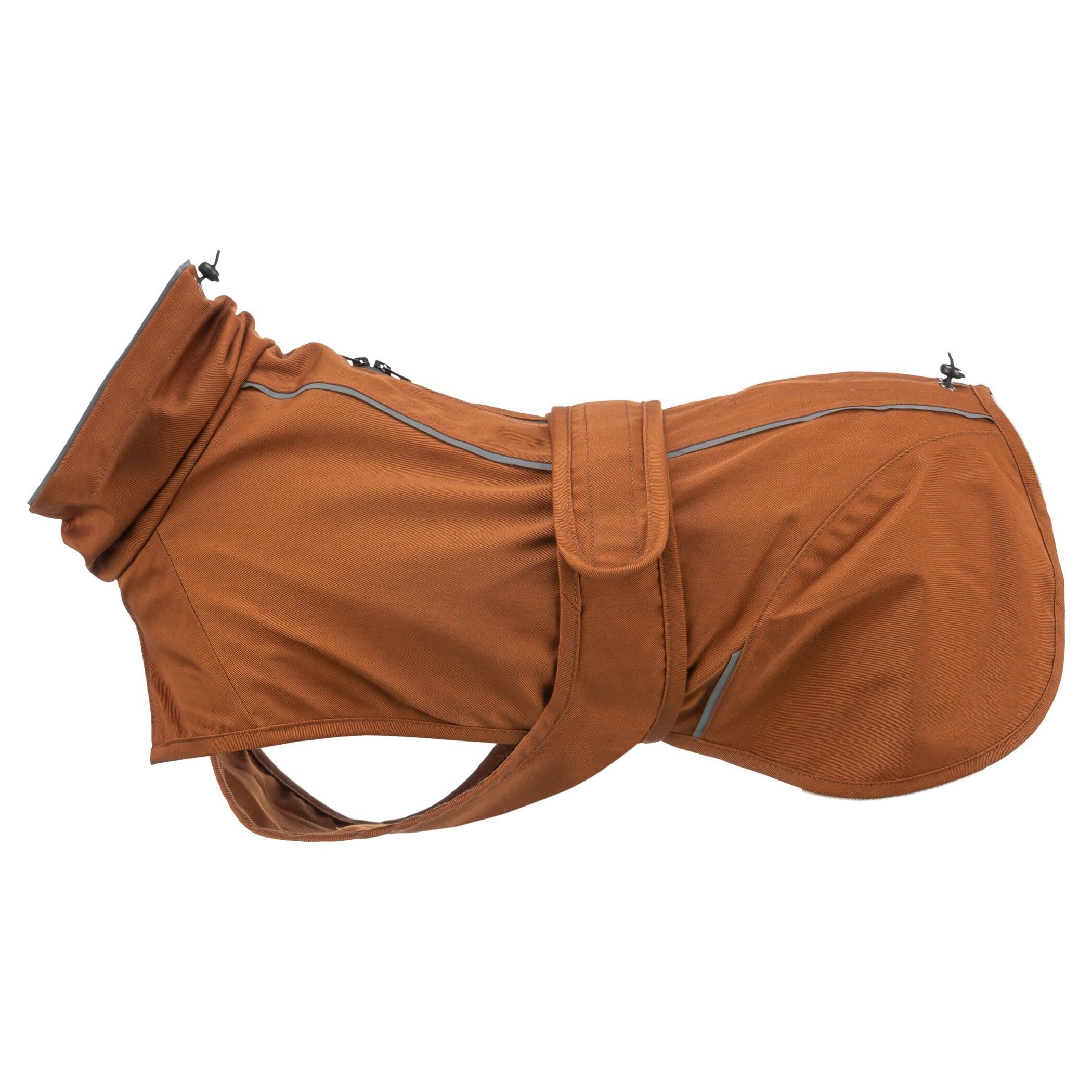 Chubasquero para perro CityStyle Dublin talla L con medidas de 55 cm de largo en óxido