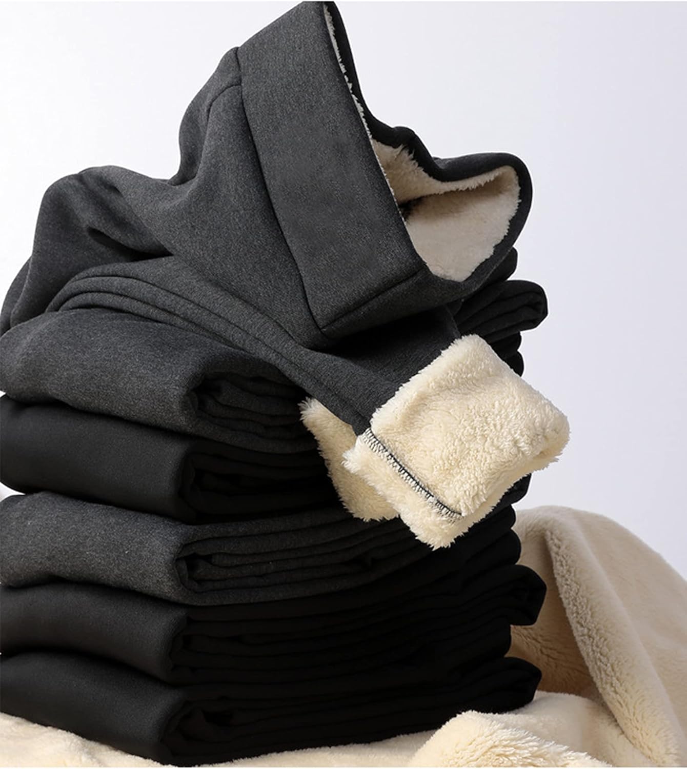 Yeokou Women's Warm Sherpa Lined Athletic Sweatpants Jogger Fleece Pants - Image 6