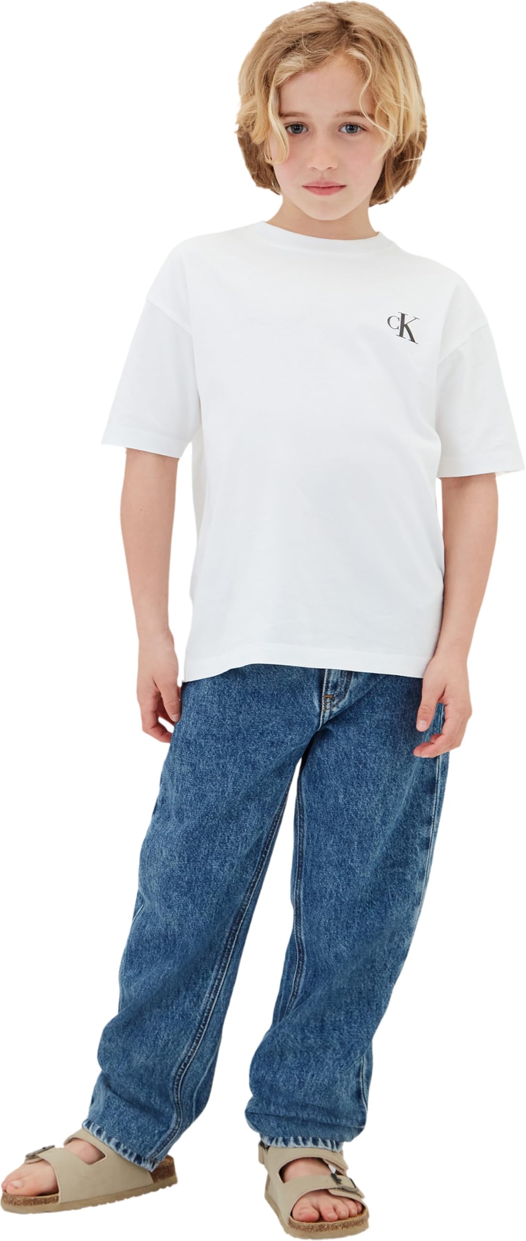 Calvin Klein 2-Pack Monogram Top SS Lvcktji19b Juego Niños
