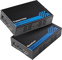 Vista 8 de Cable Matters Caja receptora para extensor HDMI de montaje en pared con TCP/IP, hasta 300 pies, 1080P, configuración de 1 a muchos