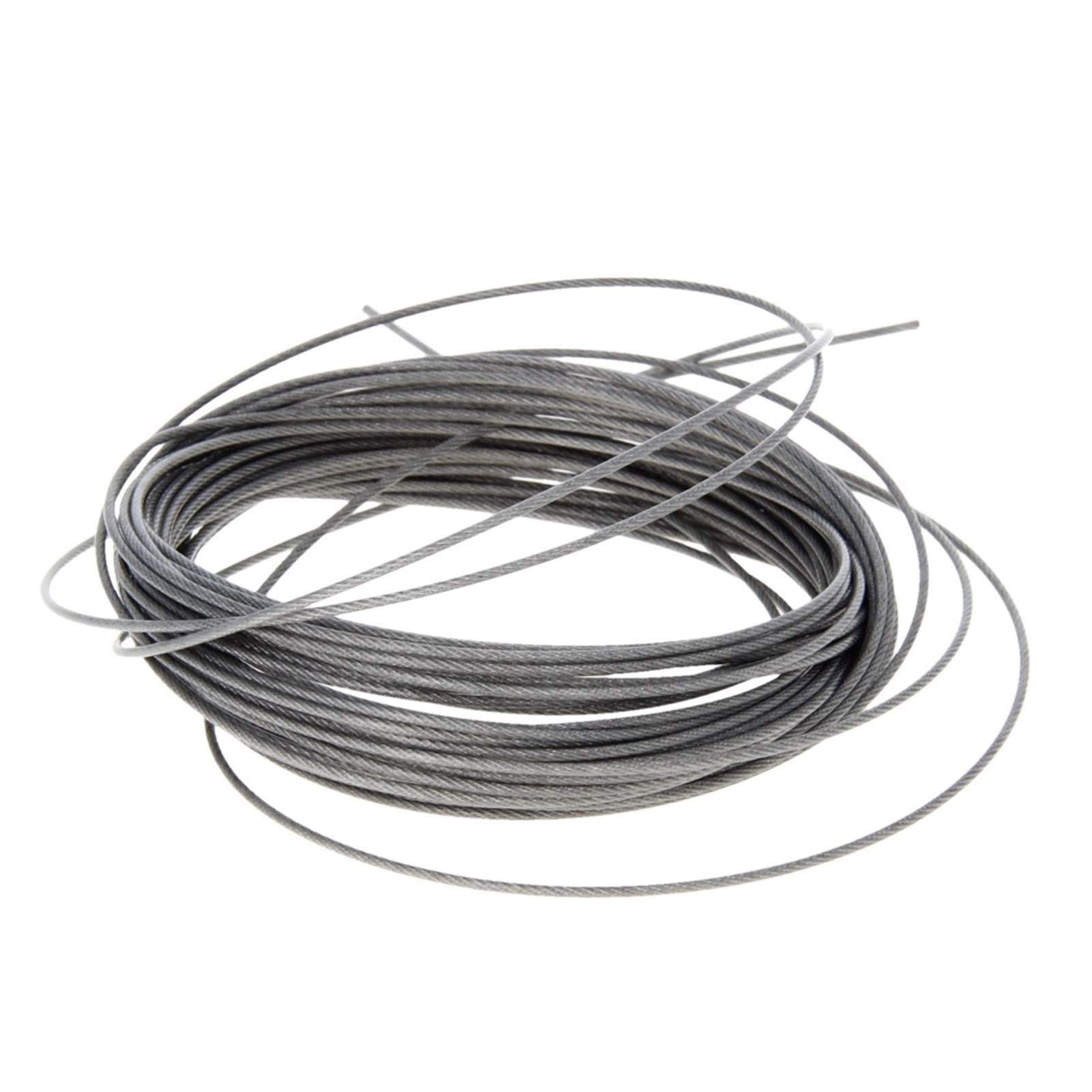 Cable Acero,Cable Acero Plastificado PVC recubierto de cuerda de alambre de acero del alambre del cable flexible 304-Acero inoxidable 1,2/3/5 mm Dia 5~10m suave larga del cable de elevación for te
