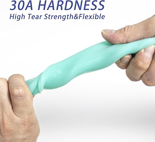 Miniatura 3 de Kit de fabricación de moldes de silicona 30A N.W. 4.41 libras, moldeo de goma de silicona líquida, silicona no tóxica, translúcida, transparente,