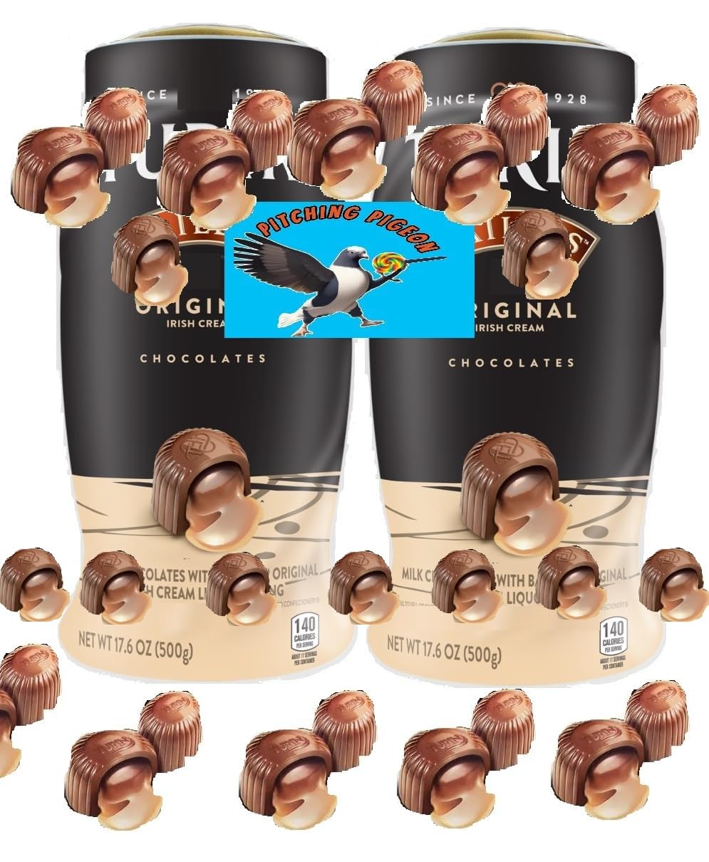 Turin Milk Chocolate Original Irish Cream Truffles 100 Count 35.2oz - Christmas Candy Holiday Gift Stocking Stuffer