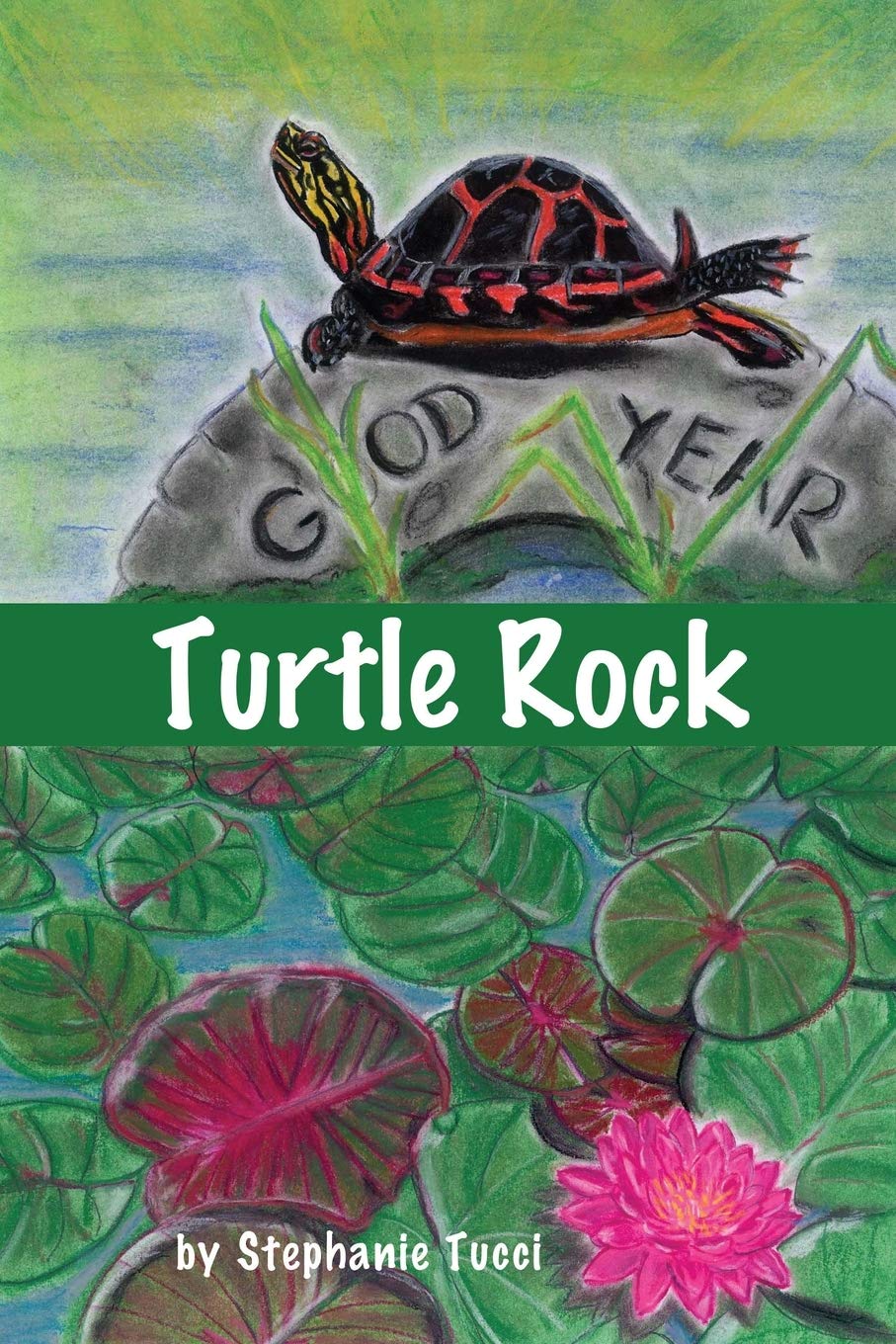 Turtle Rock galet géant décoratif pour parterre de fleurs